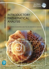 bokomslag Introductory Mathematical Analysis for Business, Economics, and the Life and Social Sciences, Global Edition