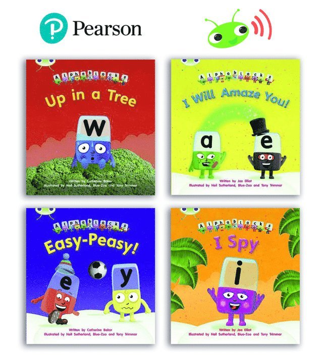 Learn to Read at Home with Bug Club Phonics Alphablocks: Phase 5 - Year 1, term 2 (4 fiction books) 1