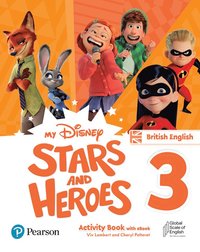 bokomslag My Disney Stars and Heroes British Edition Level 3 Activity Book with eBook