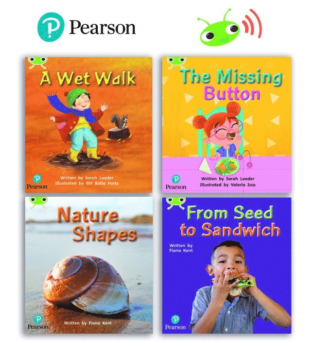 Learn to Read at Home with Bug Club Phonics: Phase 1 - Early Years and Reception (2 fiction and 2 non-fiction books) 1