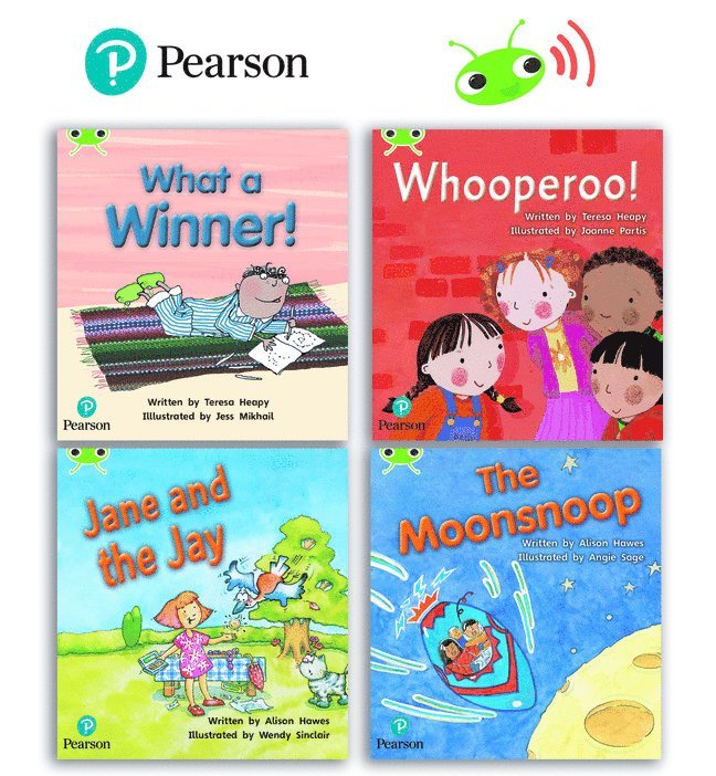 Learn to Read at Home with Bug Club Phonics: Phase 5 - Year 1, Terms 1 and 2 (4 fiction books) Pack A 1