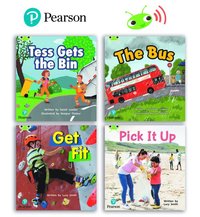 bokomslag Learn to Read at Home with Bug Club Phonics: Phase 2 - Reception Term 1 (4 non-fiction books) Pack D
