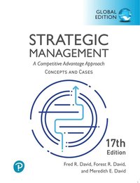 bokomslag Strategic Management: A Competitive Advantage Approach, Concepts and Cases plus Pearson MyLab MyLab Management with Pearson eText, Global Edition