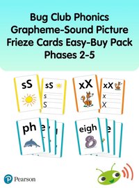 bokomslag Bug Club Phonics Grapheme-Sound Picture Frieze Cards Easy-Buy Pack Phases 2-5