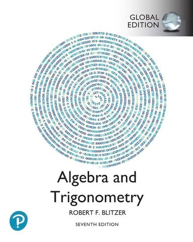 bokomslag Algebra and Trigonometry, Global Edition