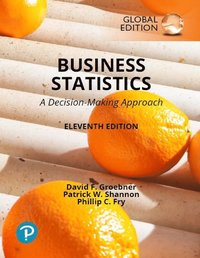 bokomslag Business Statistics: A Decision Making Approach, Global Edition + MyLab Statistics with Pearson eText (Package)