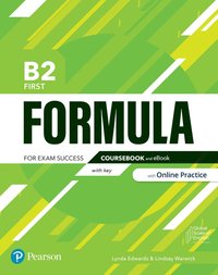 bokomslag Formula B2 First Coursebook with key & eBook with Online Practice Access Code