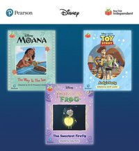 bokomslag Pearson Bug Club Disney Year 1 Pack E, including decodable phonics readers for phase 5; Moana: The Way to the Sea, Toy Story: Andy's Party, The Princess and the Frog: The Sweetest Firefly