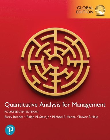 bokomslag Quantitative Analysis for Management, Global Edition