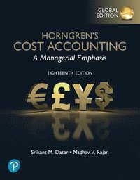 bokomslag Horngren's Cost Accounting, Global Edition