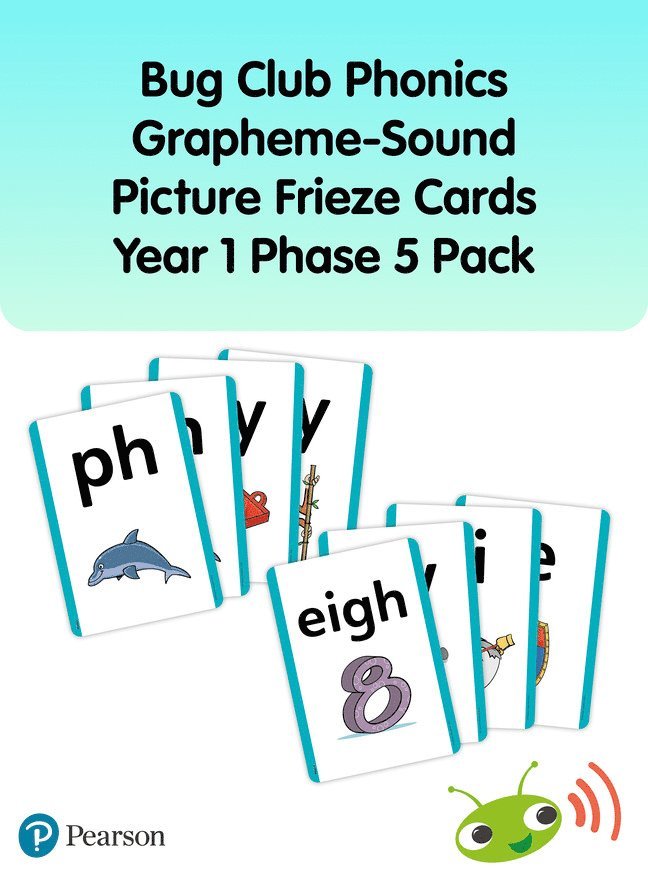 Bug Club Phonics Grapheme-Sound Picture Frieze Cards Year 1 Phase 5 Pack 1