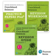 bokomslag New Pearson Revise Edexcel GCSE (9-1) Combined Science Foundation Complete Revision & Practice Bundle - 2023 and 2024 exams