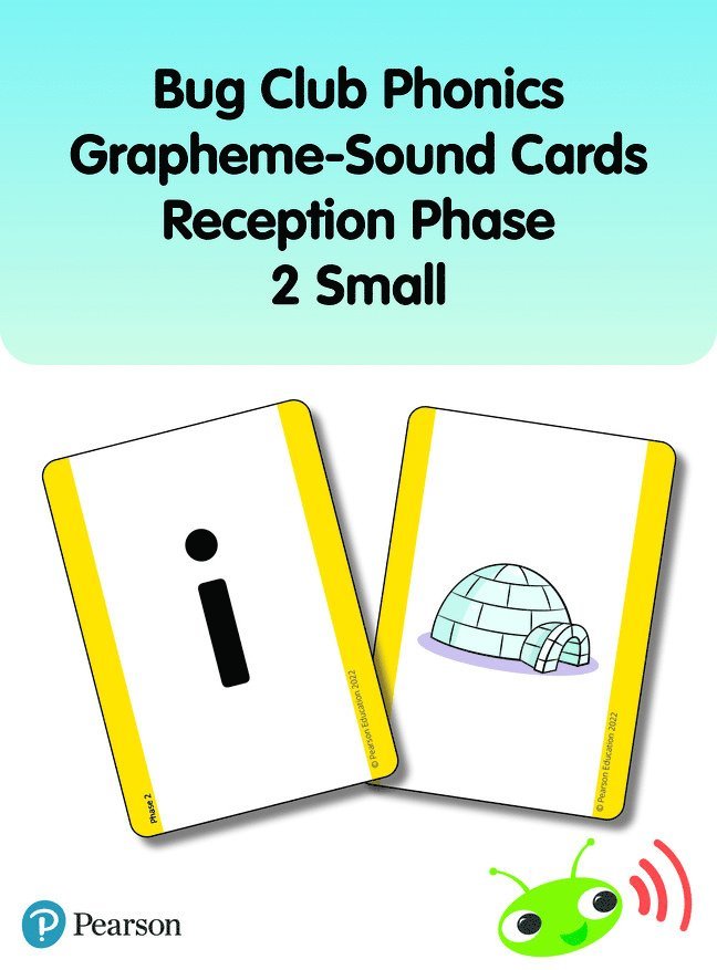 Bug Club Phonics Grapheme-Sound Cards Reception Phase 2 (Small) pack 1