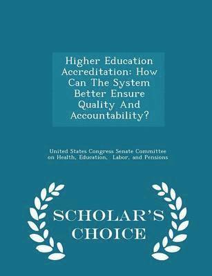 bokomslag Higher Education Accreditation