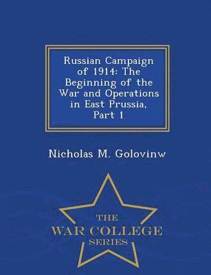 bokomslag Russian Campaign of 1914