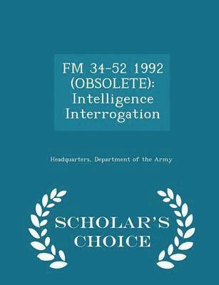 FM 34-52 1992 (Obsolete) 1