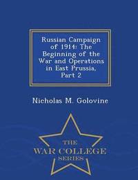 bokomslag Russian Campaign of 1914
