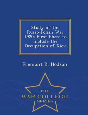 bokomslag Study of the Russo-Polish War 1920