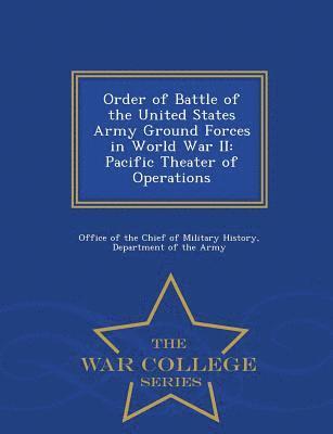 Order of Battle of the United States Army Ground Forces in World War II 1