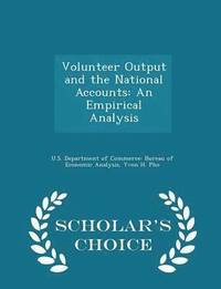 bokomslag Volunteer Output and the National Accounts