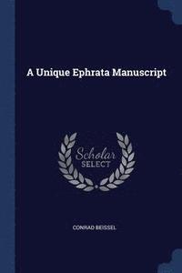 bokomslag A Unique Ephrata Manuscript