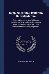 bokomslag Supplementum Plantarum Succulentarum