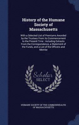History of the Humane Society of Massachusetts 1