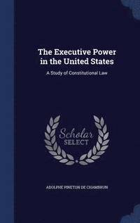 bokomslag The Executive Power in the United States