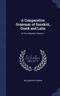 bokomslag A Comparative Grammar of Sanskrit, Greek and Latin