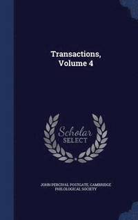 bokomslag Transactions, Volume 4
