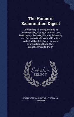 The Honours Examination Digest 1