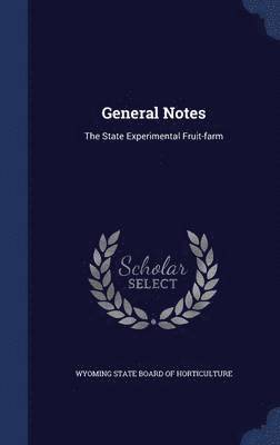 bokomslag General Notes