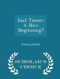 bokomslag East Timor