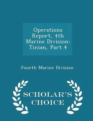 Operations Report, 4th Marine Division 1