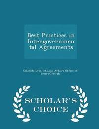 bokomslag Best Practices in Intergovernmental Agreements - Scholar's Choice Edition