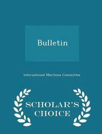 bokomslag Bulletin - Scholar's Choice Edition