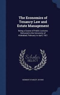 bokomslag The Economics of Tenancy Law and Estate Management