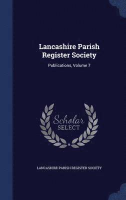 bokomslag Lancashire Parish Register Society