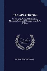 bokomslag The Odes of Horace