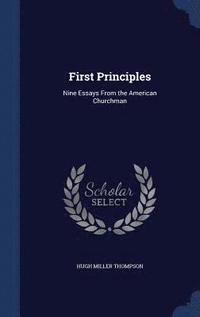 bokomslag First Principles
