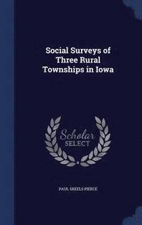 bokomslag Social Surveys of Three Rural Townships in Iowa