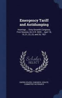 bokomslag Emergency Tariff and Antidumping