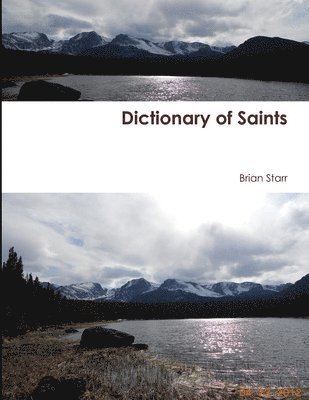 Dictionary of Saints 1