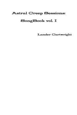 bokomslag Astral Creep Sessions: Songbook Vol. I