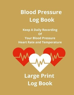 bokomslag Blood Pressure Log Book