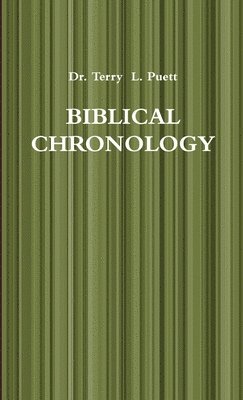 bokomslag Biblical Chronology