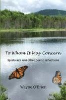 Wayne O'Brien - To Whom It May Concern, Häftad