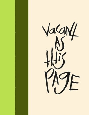 Desmond Kon, DESMOND KON - Madding Mission "Vacant As This Page" Jotter Book, Häftad