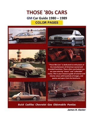 Those 80s Cars - GM (Color Pages) 1