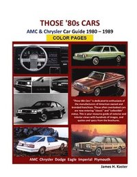 bokomslag Those 80s Cars - AMC & Chrysler